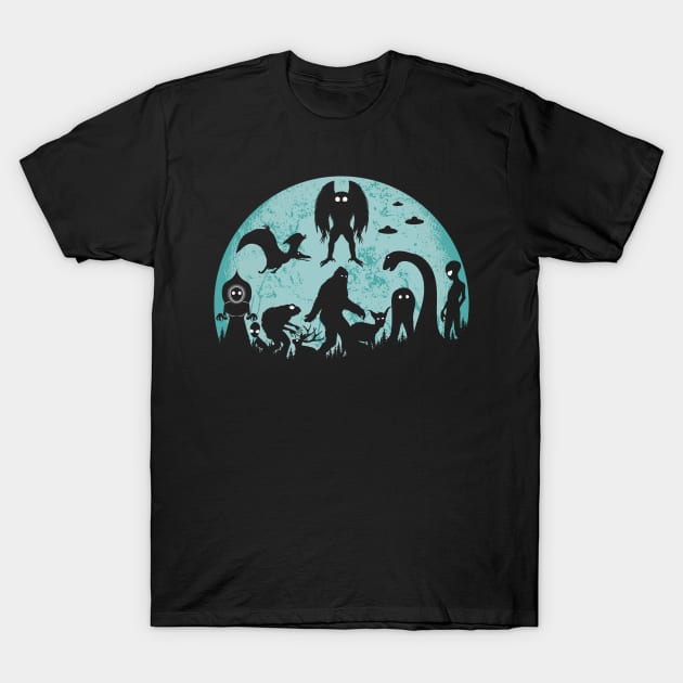 Cryptids T-Shirt by Tesszero